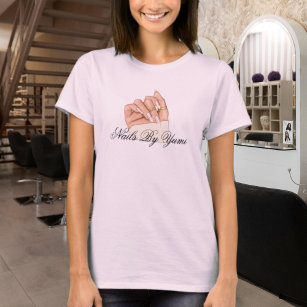 Professional Beauty Salon Business Nail Artist  T-Shirt