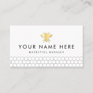 professional Bee BeeKeeper Honey                 Business Card
