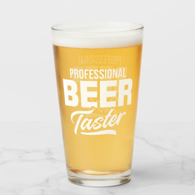 Professional Beer Taster Glass (Front Filled)