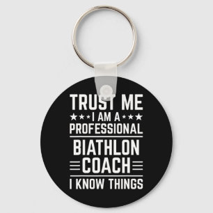 Professional Biathlon Coach Funny Biathlon Coach H Key Ring