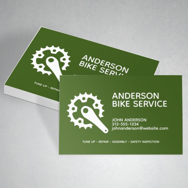 Professional Bike Repair Maintenance Coaching Business Card (Creator Uploaded)