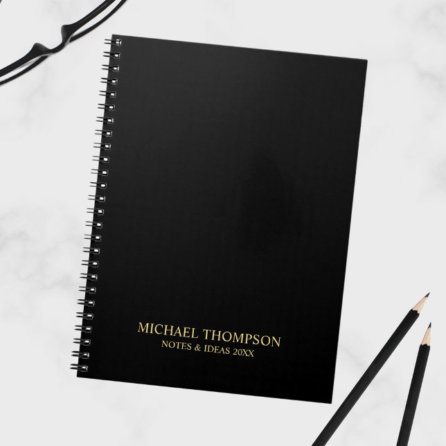 Professional Black and Gold Notebook (Creator Uploaded)