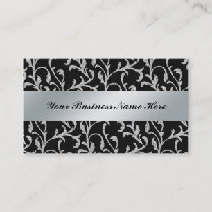Professional Black and Silver Business Cards