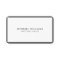 Professional Black and White Business Card