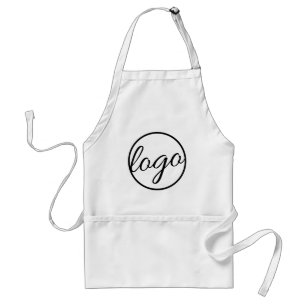 Professional Black and White Business Logo Standard Apron