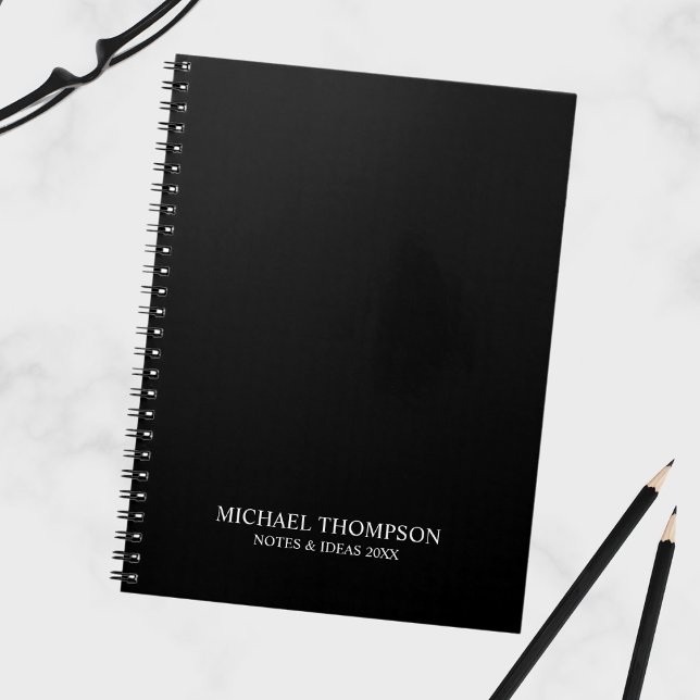 Professional Black and White Notebook (Creator Uploaded)