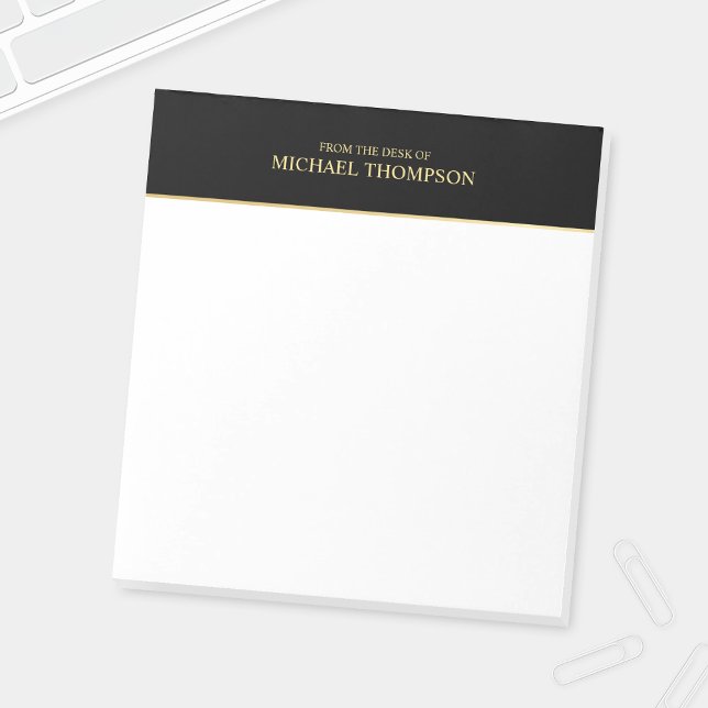 Professional Black and White Notepad (Creator Uploaded)