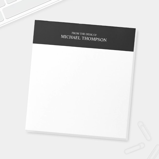 Professional Black and White Notepad (Creator Uploaded)