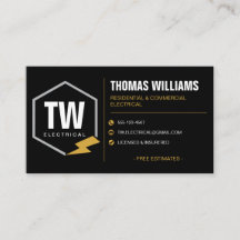 Professional Black Electrician Electrical Services