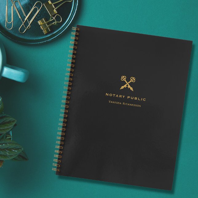 Professional Black & Gold Cross Key Pens Name Notebook (Creator Uploaded)