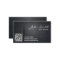 Professional Black Metal QR Code Business Card