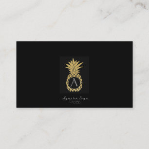 Professional Black Modern Custom Personalise Business Card