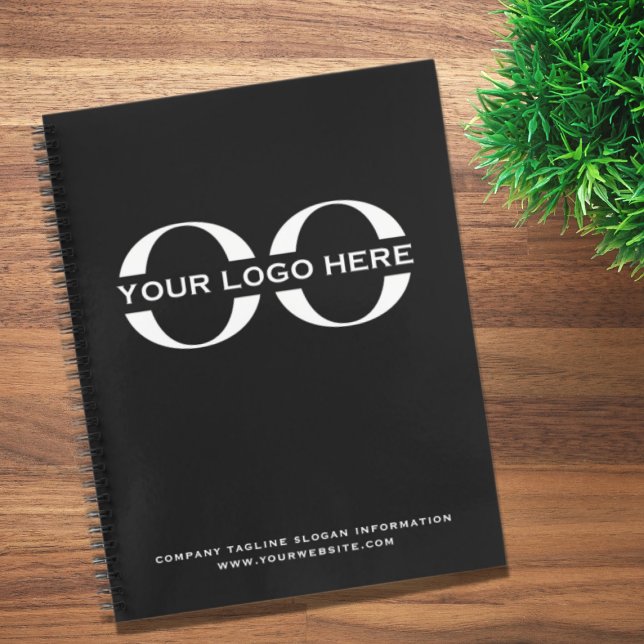 Professional Black White Company Brand Notebook (Creator Uploaded)