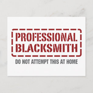 Professional Blacksmith Postcard