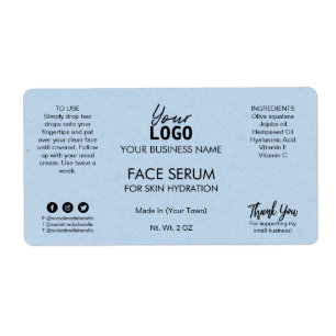 Professional Blue Hydrating Hair Or Face Oil Serum