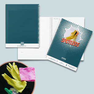 Professional Blue White House Cleaning Appointment Planner