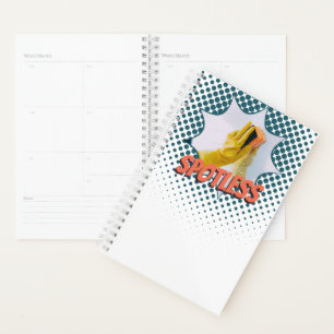 Professional Blue & White House Cleaning Services Planner