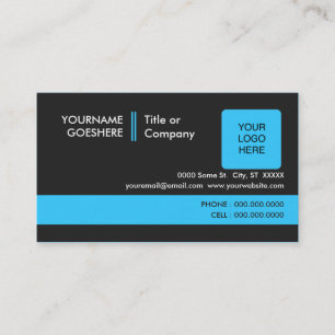 professional blues : (2-sided) : business card