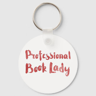 professional book lady key ring