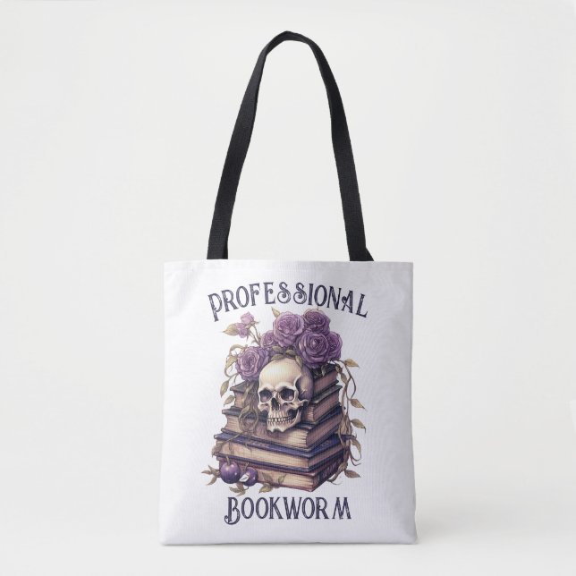 Professional Bookworm Tote Bag (Front)