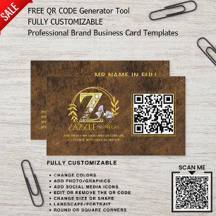 PROFESSIONAL BRANDED LOGO DESIGN QR CODE TEMPLATE BUSINESS CARD