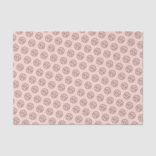 Professional Branding Minimalist Logo Blush Pink Tissue Paper