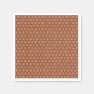 Professional Branding Minimalist Logo Terracotta Napkin