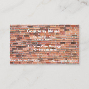 Professional Brick Wall Business Card