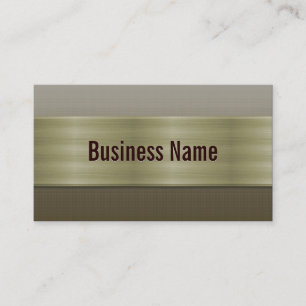 Professional Bronze Metal Business Card