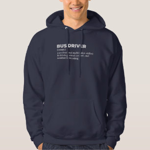 Professional Bus Driver Definition Hoodie