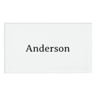 Professional Business 3.5" x 2" Name Tag