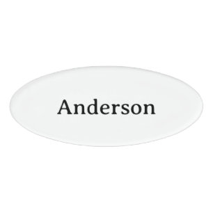 Professional Business 3" x 1.125" Name Tag