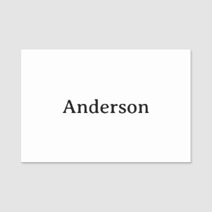 Professional Business 3" X 2" Rectangle Classic Name Tag