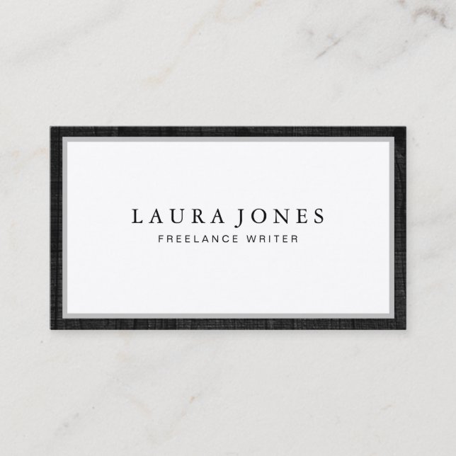 Professional Business Card (Front)