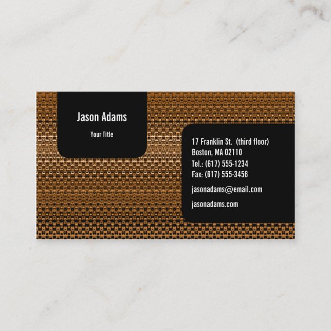Professional Business Card (Front)