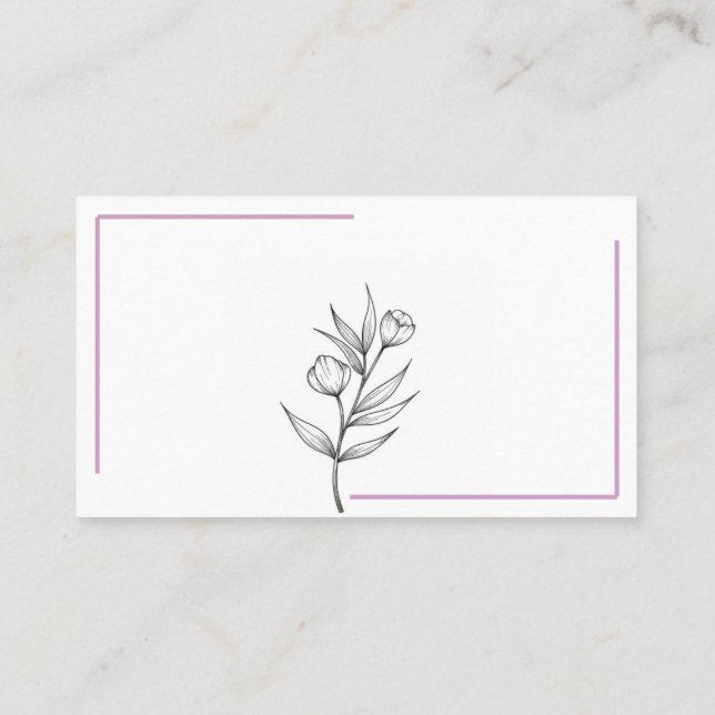 Professional Business Card (Back)