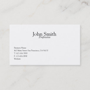 Professional Business Card
