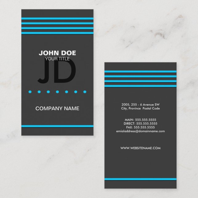Professional Business Card (Front/Back)