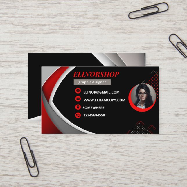 PROFESSIONAL BUSINESS CARD  (Front/Back In Situ)