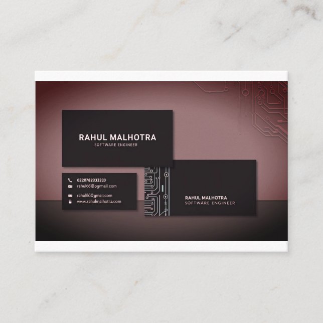 Professional Business Card (Front)