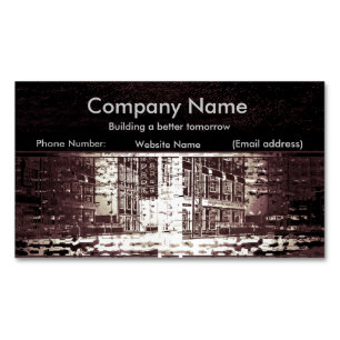 Professional Business Card-Better Tomorrow/5 Magnetic Business Card