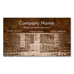 Professional Business Card-Better Tomorrow/Vintage Magnetic Business Card
