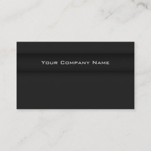 Professional Business Card Black Grey