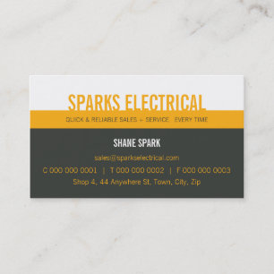 PROFESSIONAL BUSINESS CARD :: bold block2 1L