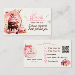 Professional Business Card for Sweets Shops