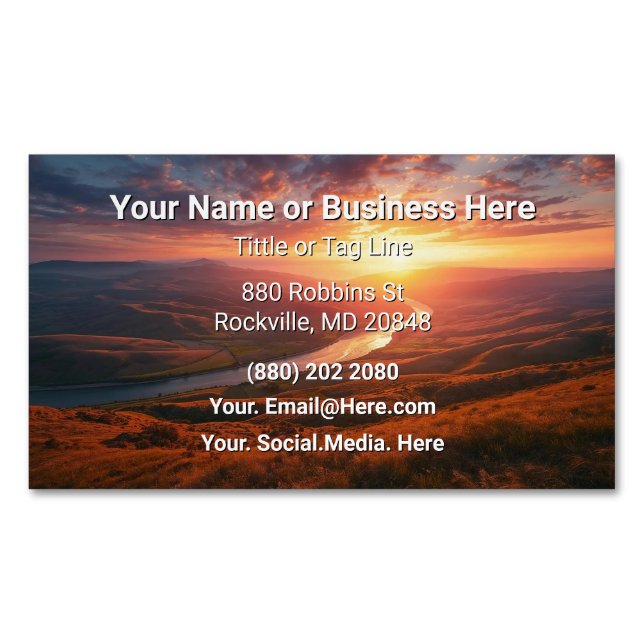 Professional Business Card Personal (Front)