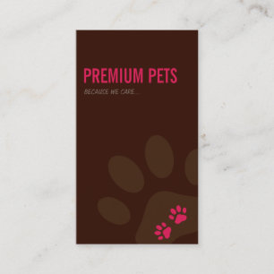 PROFESSIONAL BUSINESS CARD pet care