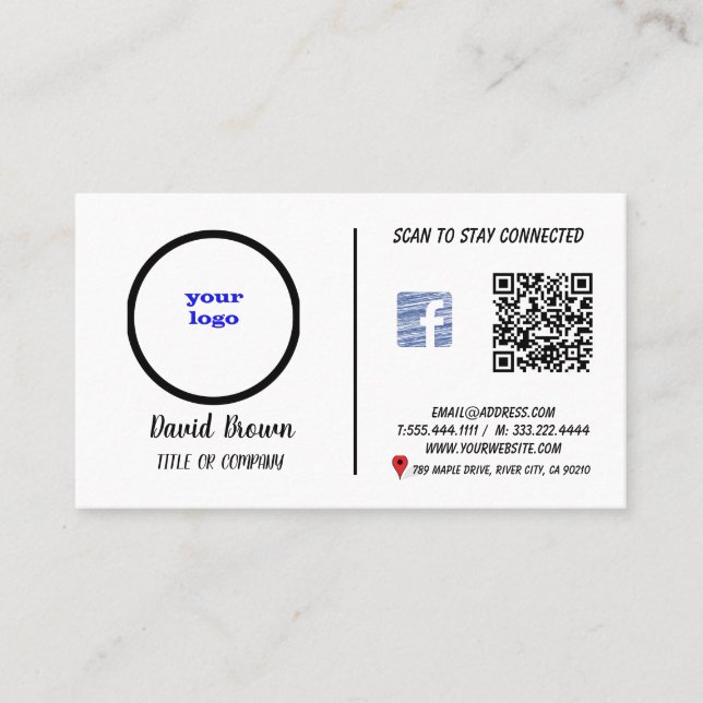 Professional Business Card with a Modern and Innov (Front)