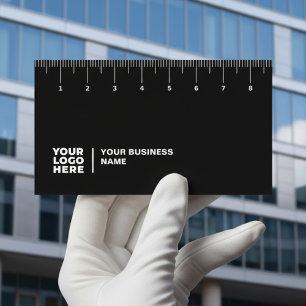 Professional Business Card with Ruler (cm)