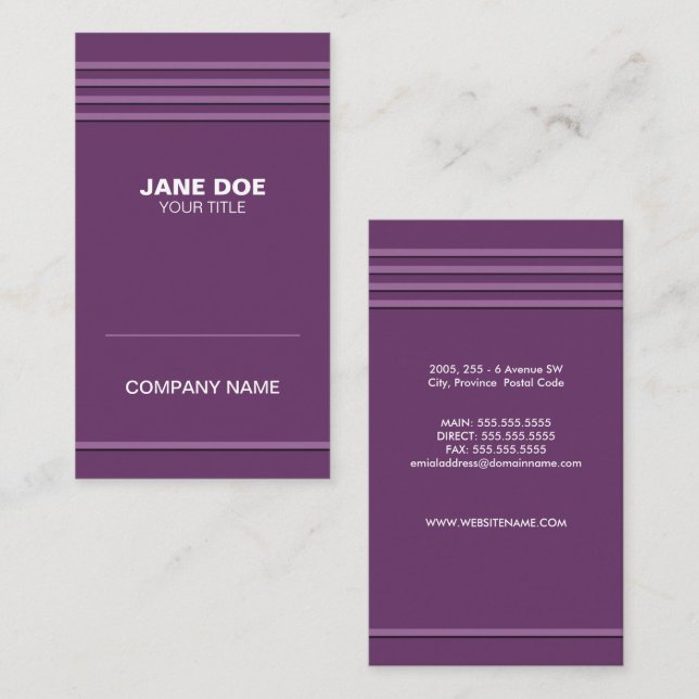 Professional Business Cards (Front/Back)